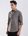 Calvin Klein Jeans Solid Slim Fit Poplin Woven Shirt