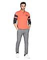 U.S. Polo Assn. Denim Co. Ribbed Collar Solid Polo Shirt