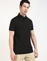 Tommy Hilfiger Solid Regular-Fit Cotton Polo T-Shirt