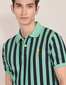 U.S. Polo Assn. Pique Striped Polo Shirt