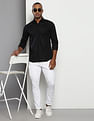Calvin Klein Long Sleeve Solid Casual Shirt