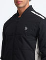 U.S. Polo Assn. Regular Fit Solid Bomber Jacket