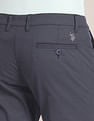 U.S. Polo Assn. Mid Rise Geometric Print Trousers