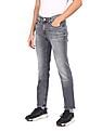 Tommy Hilfiger Men Grey Mid Rise Scanton Slim Fit Jeans