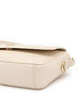 Tommy Hilfiger Solid Beige PU Bag