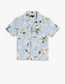 Tommy Hilfiger Kids Boys Printed Regular Fit Cotton Shirt