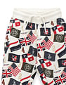U.S. Polo Assn. Kids Boys Flag Print Track Pant