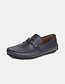 U.S. Polo Assn. Metallic Logo Textured Xian Loafers