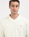 Calvin Klein Jeans Boucle Relaxed Fit V-neck Sweater