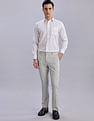 Tommy Hilfiger Regular-Fit Striped Mid Rise Trousers