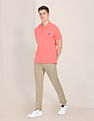 U.S. Polo Assn. Denver Slim Fit Solid Casual Trousers
