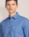 U.S. Polo Assn. Spread Collar Printed Casual Shirt