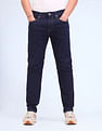 Flying Machine Slash Slim Tapered Fit Jeans