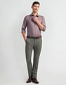 Arrow Newyork Cotton Nylon Super Slim Fit Shirt