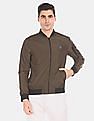 U.S. Polo Assn. Stand Collar Solid Bomber Jacket