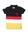 U.S. Polo Assn. Kids Iconic Colour Block Polo Shirt