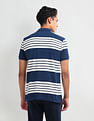 Arrow Sport Horizontal Stripe Regular Fit Polo Shirt