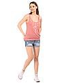 Aeropostale Embroidered Viscose Tank Top