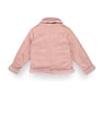 U.S. Polo Assn. Kids Girls Zip Up Suede Jacket