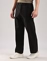 Calvin Klein Jeans Relaxed-Fit Solid Mid Rise Trousers