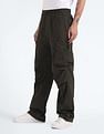 Flying Machine Mid Rise Loose Fit Cargo Pants