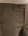 Arrow Mid Rise Carson Tapered Fit Trousers