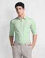 Arrow Windowpane Check Manhattan Slim Shirt