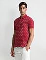 Arrow Sports Geometric Print Regular Polo Shirt
