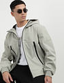 Calvin Klein Jeans Slim Fit Solid Casual Jacket