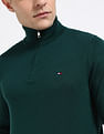Tommy Hilfiger Solid Regular-Fit Cotton Sweater