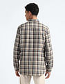 Flying Machine Plaid Check Cotton Shirt