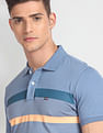 Arrow Sports Cotton Striped Polo Shirt