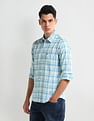 Arrow Sport Tartan Checked Cotton Shirt