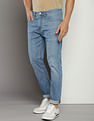 Calvin Klein Stone Wash Modern Tapered Fit Jeans
