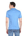 AD by Arvind Cotton Geometrical Print Polo Shirt