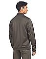 Flying Machine High Neck Solid Sweatshirt