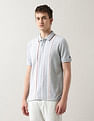 Arrow Sport Vertical Striped Regular Fit Polo Shirt