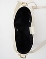 Tommy Hilfiger Striped Beige Pu Handbag