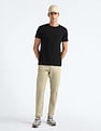 Flying Machine Slash Slim Tapered Fit Solid Chinos