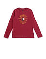 U.S. Polo Assn. Kids Boys Embroidered Logo Long Sleeve Cotton T-Shirt
