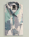 Arrow Newyork Abstract Satin Shirt