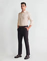 Arrow Patterned Dobby Manhattan Slim Fit Shirt