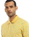 AD by Arvind Floral Print Pique Polo Shirt