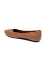 U.S. Polo Assn. Women Metallic Logo Solid Ballerinas