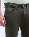Flying Machine Slash Slim Tapered Fit Mid Rise Jeans