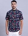 Tommy Hilfiger Printed Regular-Fit Poplin Shirts