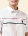 U.S. Polo Assn. Horizontal Striped Pure Cotton Shirt
