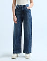 U.S. Polo Assn. Women High Rise Wide Leg Jeans