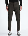 Flying Machine Slash Slim Tapered Fit Solid Trousers