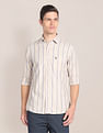 U.S. Polo Assn. Cutaway Collar Vertical Stripe Shirt